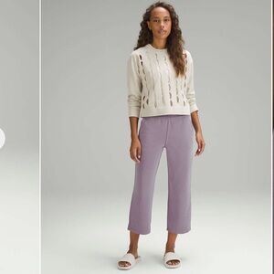 Lululemon Softstreme High-Rise Straight-Leg Cropped Pant
Purple Ash